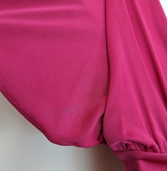 MARCIANO hot pink ruched dress xs - Picture 9 of 9